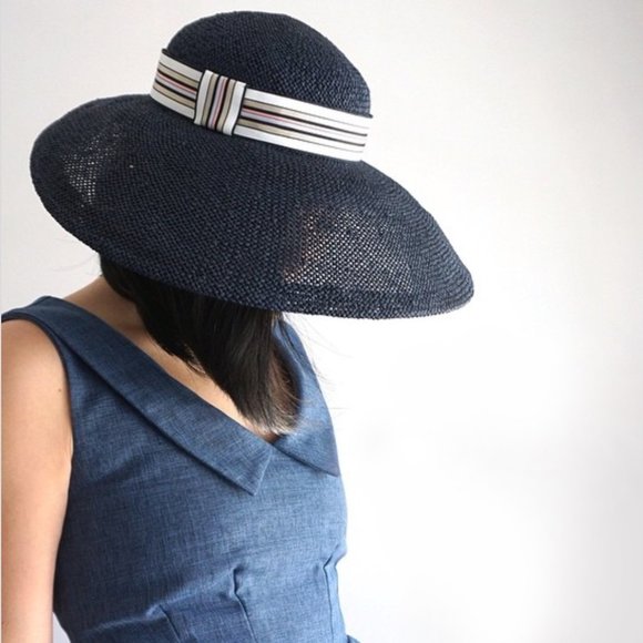 Una Hats Accessories - Una Hats Handmade Oversize Audrey Straw Hat